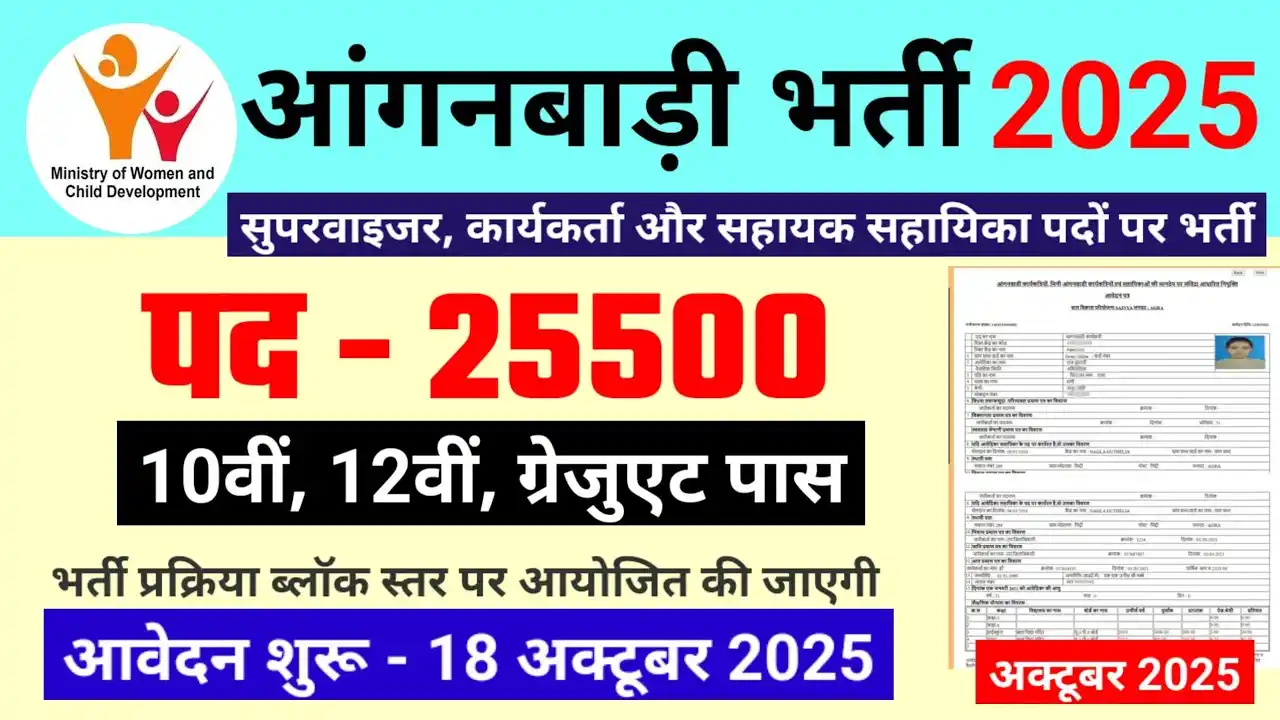 Anganwadi Supervisor Recruitment 2025